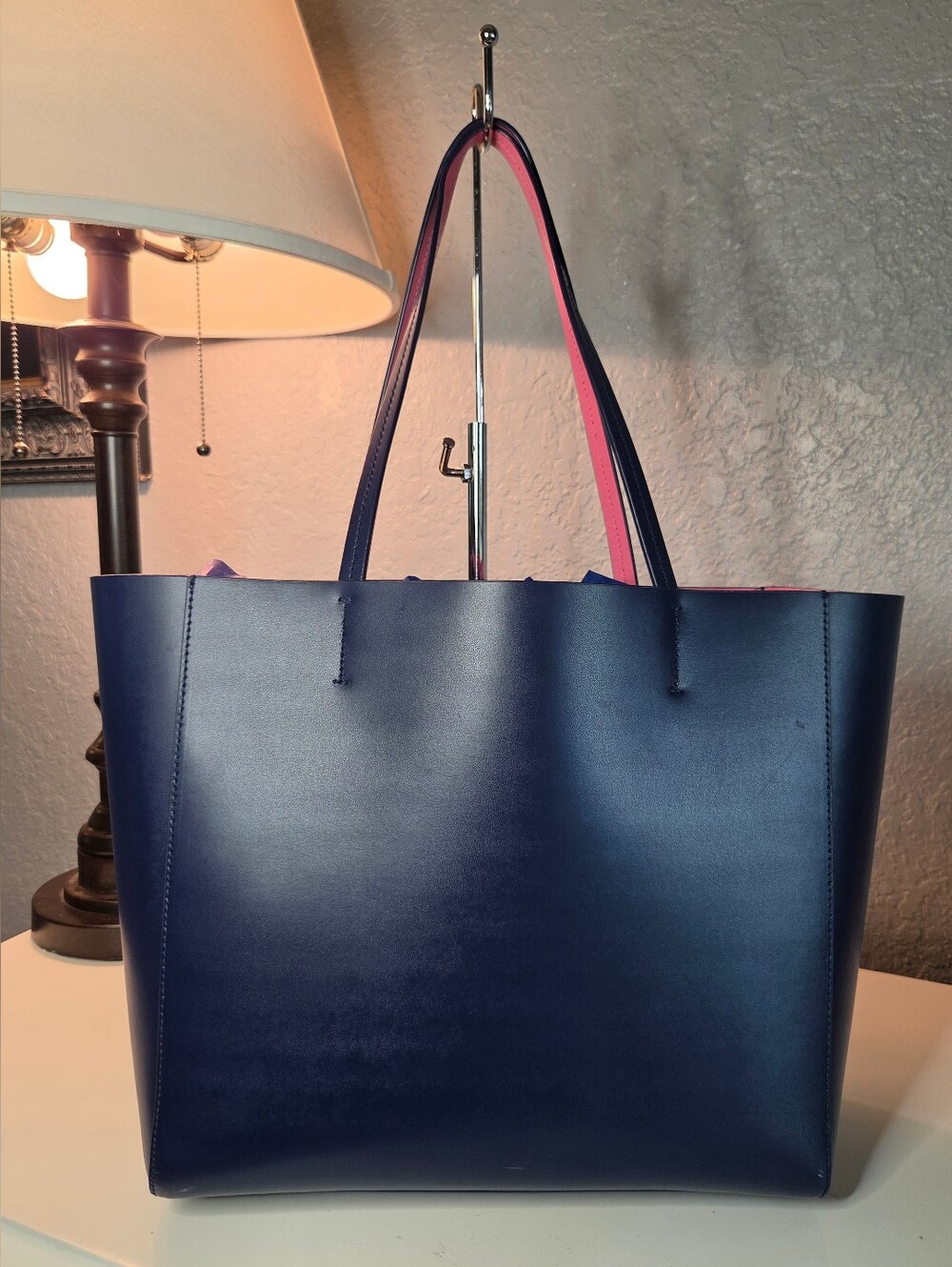 Kate Spade Novelty "Spice Things Up" Camel Luvvie Leather Tote Euc - Picture 7 of 15